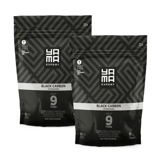 Kit Pó Descolorante Black Carbon 300g C/2 Unidades