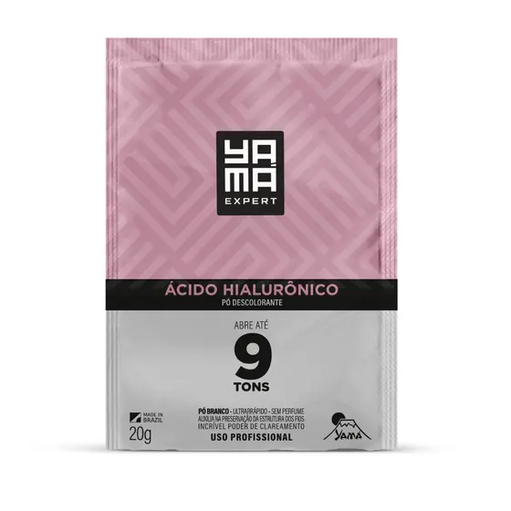 Pó Descolorante Ácido Hialurônico 20g Yamá Expert
