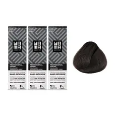Kit C/3 Colorações Prof Color Nano 5.0 Castanho Claro Yamá