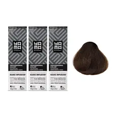 Kit C/3 Colorações Prof Color Nano 6.0 Louro Escuro Yamá