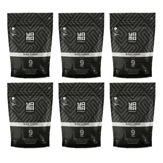 Kit 6 Pó Descolorante Black Carbon 300g