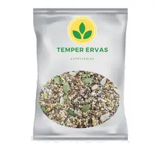 Mix de Sementes - Abóbora, Girassol, Chia, Linhaça Dourada/marrom/quinoa e Gergelim 1kg