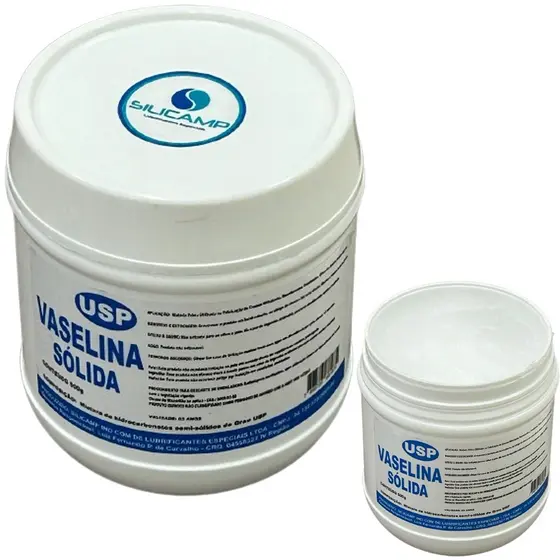 Vaselina Solida Farmacêutica Usp Pura Sem Cheiro Branca 500g