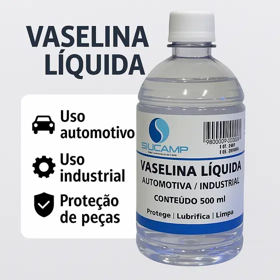 Vaselina Liquida Industrial Automotiva Limpa Protege e Lubrifica 500ml