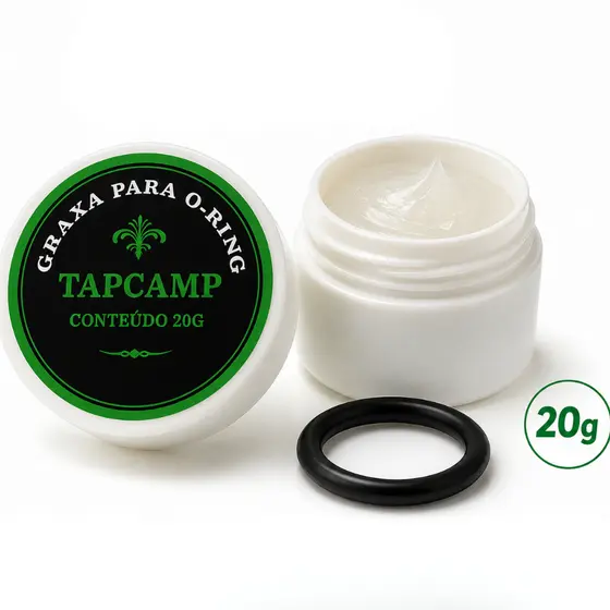 Graxa Vedação de Anel O-Ring Borracha Plástico Lubrificante Pote 20g