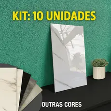 Kit 10 Placas 3d Revestimento De Parede Auto Adesivo Marmore 60x30cm Promoção 10 peças