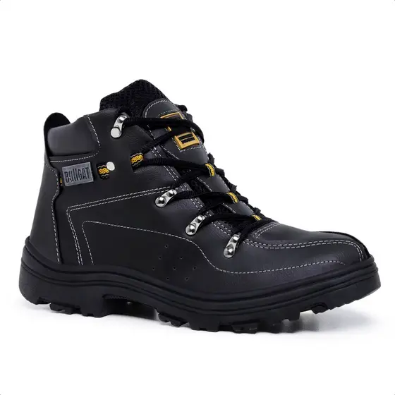 Bota Coturno Bullgat Couro  Promoção envio já Oferta