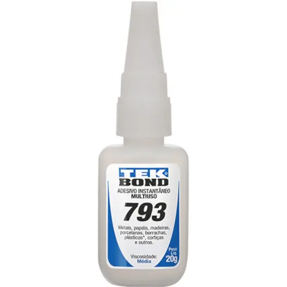 Cola Tek Bond 793 Instantânea 20g unhas Postiça Acrigel