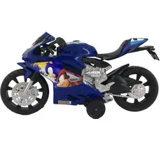 Brinquedo Infantil Moto Fricção Faster Biker Sonic Candide - 3453