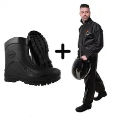 Conjunto Capa de Chuva com Calça + Bota Vários Tamanhos - Pioneira Vonder