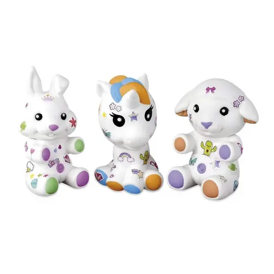Brinquedo Infantil Sortido e Unitário Pet Love Pintura Boneco p/ Colorir Cotiplás - 2741