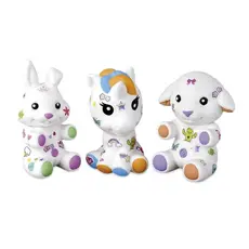 Brinquedo Infantil Sortido e Unitário Pet Love Pintura Boneco p/ Colorir Cotiplás - 2741