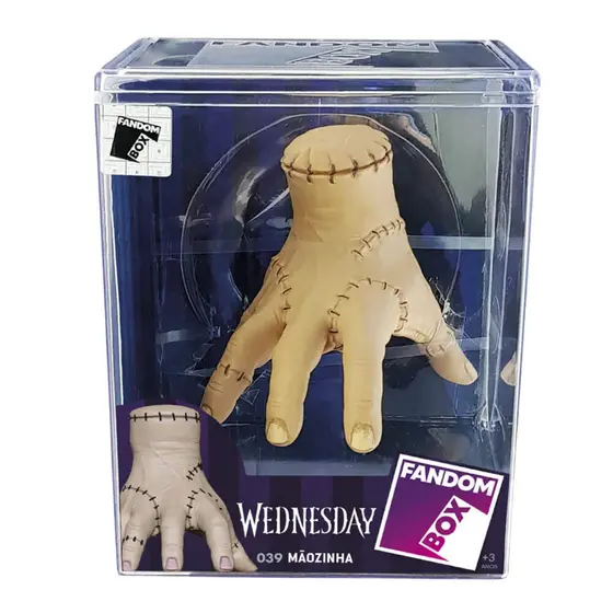 Boneco Brinquedo Infantil Fandom Box Mãozinha Wandinha Líder - 3388