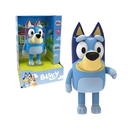 Brinquedo Infantil Boneco Bluey Desenho Cãozinho 21cm Elka - 1249