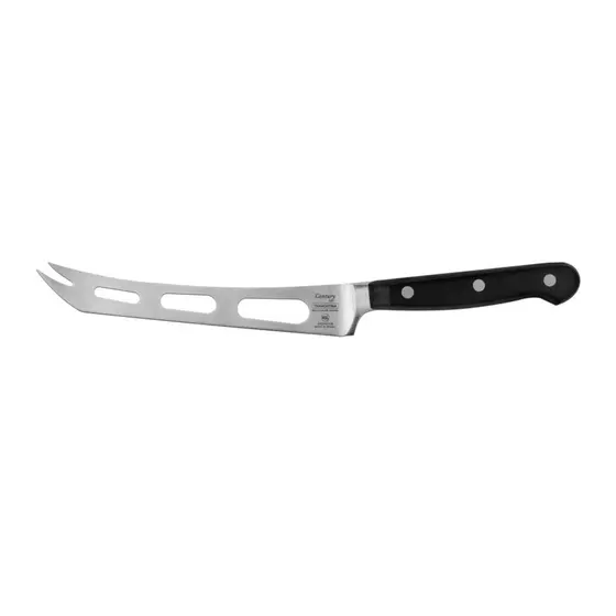 Faca para Queijo Tramontina Century em Aço Inox e Cabo de Policarbonato Preto 6" - 24049006