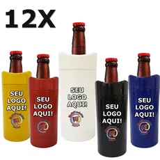 Porta Garrafa Camisinha Cerveja 600ml Personalizado 12 Und