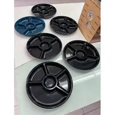 PRODUTOS AVARIADOS - Petisqueira Tábua De Frios 5 Divisórias 30 Cm Com Molheira (pequenos defeitos)
