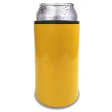 Porta Latão Térmico 473ml com Isopor Interno | Porta Lata de Cerveja | Cerveja Gelada por mais Tempo