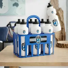Kit Personalizado Cesta Porta Squeeze + 6 Garrafas 750ml | Treinos Jogos Campeonatos Esportes