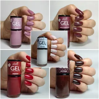 Esmaltes Efeito Gel Bella Brazil 9ml Seca Sem Cabine