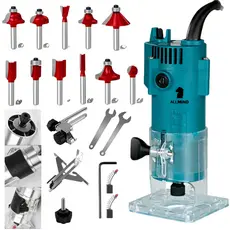 Tupia Laminadora Profissional Com Kit Fresa E Maleta De 15 Peças