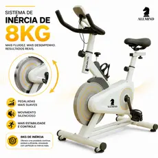 Bicicleta Ergometrica Spinning De Alta Performance Bicicleta De Academia Fitness 10Kg De Inercia