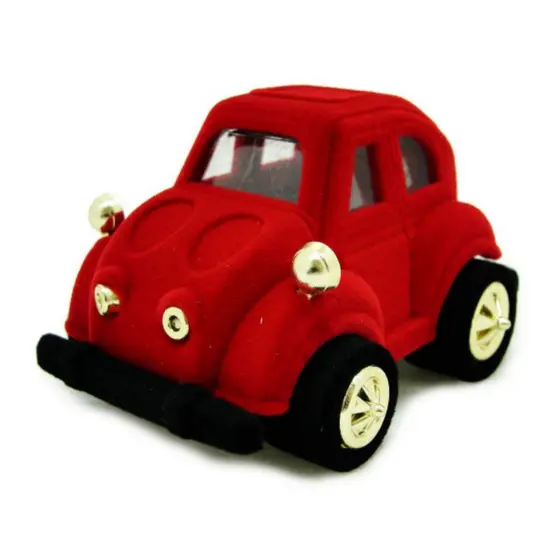 Estojo para Joias Formato Carro Carrinho Bebe VW Fusca Novo (Anel)