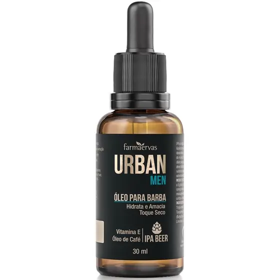 Óleo Para Barba 30 ml Ipa Urban Men Farmaervas