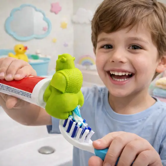 Tampa pasta de Dente Shrek