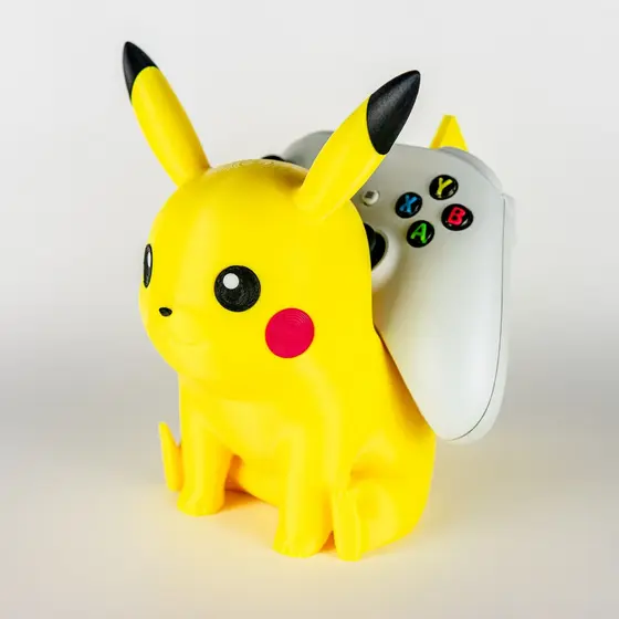 Suporte para Controle Pikachu Sentado Gamer Decorativo Compatível com PS5, PS4, Xbox e Nintendo Switch Pro Controller