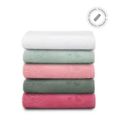 Toalha Banhão Gigante Fio Penteado Grossa 470g/m2 100% Algodão Amalfi Hotel Super Macia Atlantica