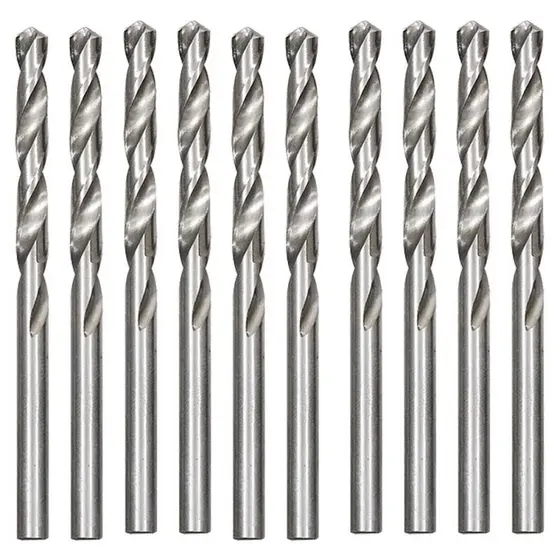 Broca de Aço Rápido 4,5 MM Kit com 10 Peças para Metais 715459 MTX