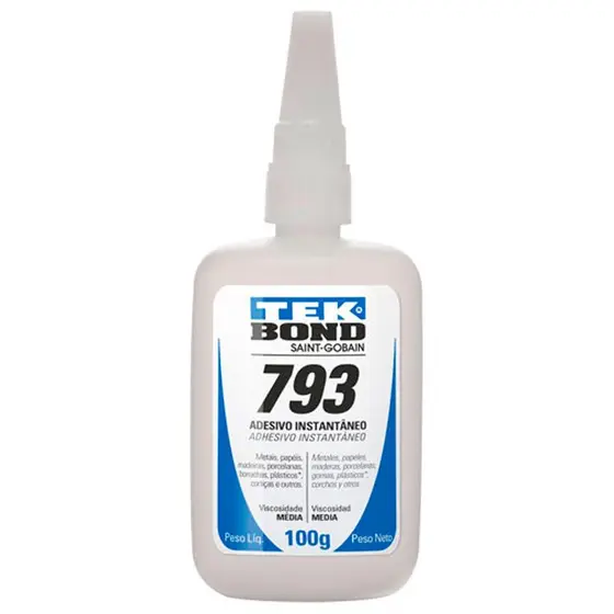 Cola Adesiva Instantânea Multiuso 100 GR 793 TEKBOND