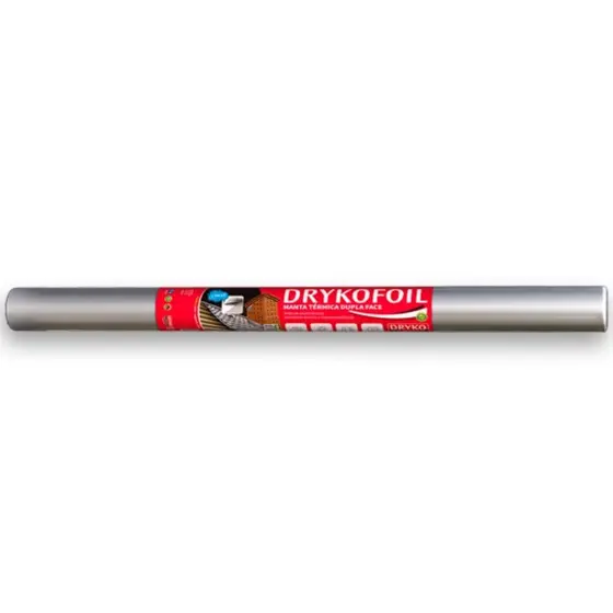 Manta Térmica Alumínio 2 Faces 50m DRYKOFOIL DRYKO