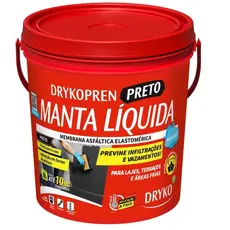 Manta Líquida Asfáltica DRYKOPREN Preto 18L DRYKO