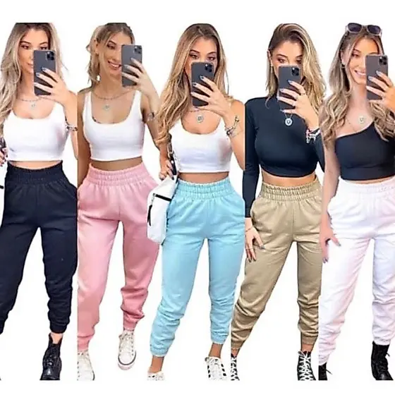 KIT 2 Calça feminina MOLETOM