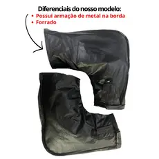 LUVA FRIO MOTO LUVA DE GUIDÃO CARTUCHO DE GUIDÃO PROTETOR DE MAO PARA FRIO E CHUVA FORRADO