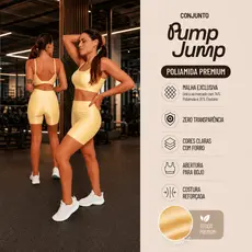 Conjunto Fitness Feminino Top Fita Costas Abertas + Legging Cintura Alta Micro Canelada Poliamida Premium