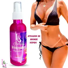Kit Brozeador 150ml + Parafina Aceleradora Dusk Marquinha De Fita Biquíni + Pós sol Cicatrizante