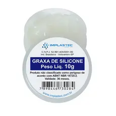 Graxa de Silicone Dielétrica Pote 10g Implastec
