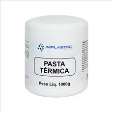 Pasta Térmica De Silicone Branca Implastec Pote 1kg