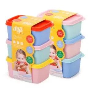Kit 3 Potes Herméticos 250ml Kids Lancheira Resistente Dup
