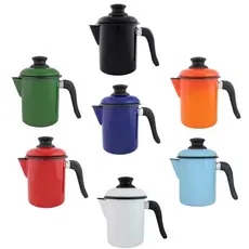 Leiteira esmaltada com tampa 900ml Ágata Metallouça
