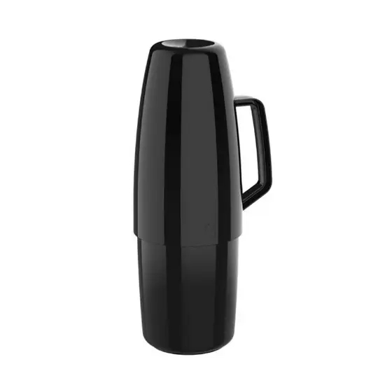 Garrafa Térmica Lótus 1,0L Vermelho Azul Preto Soprano