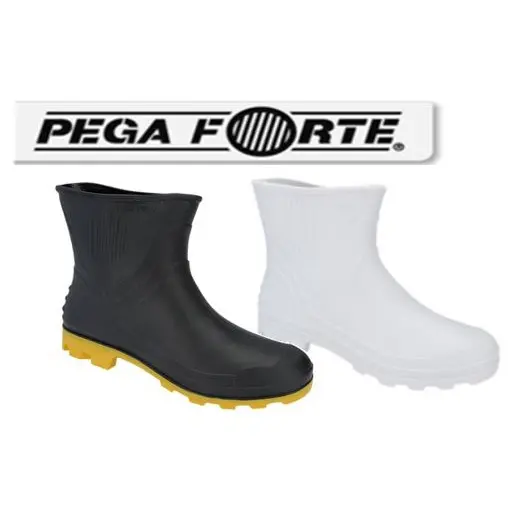 Bota Galocha Cano Curto - Pega Forte Borracha Pvc Original
