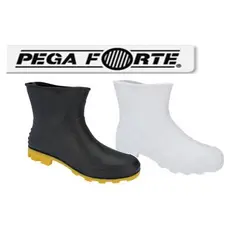 Bota Galocha Cano Curto - Pega Forte Borracha Pvc Original