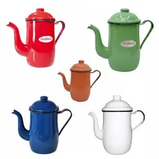 Bule Esmaltado 1,25 Litros Para Café Chá Leite Metallouça