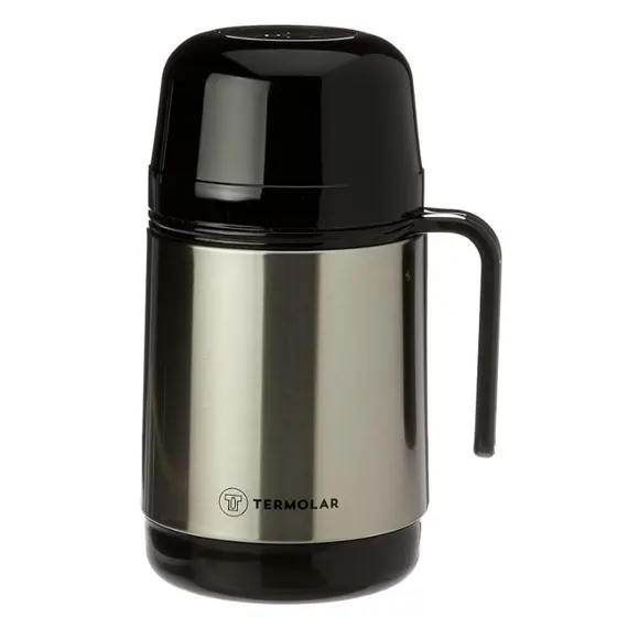 Garrafa Térmica 500ML Lumina Inox Preto - Termolar