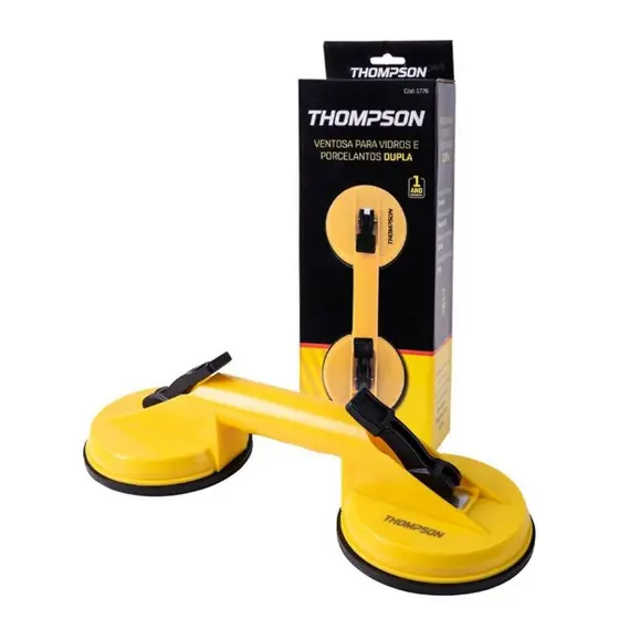 Ventosa Dupla Para Vidros e Porcelanatos 80KG Thompson
