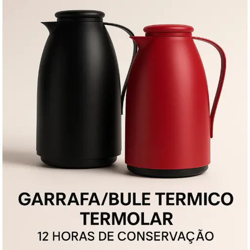 Garrafa Bule Térmica com Difusor 1L Café Chá Água Termolar